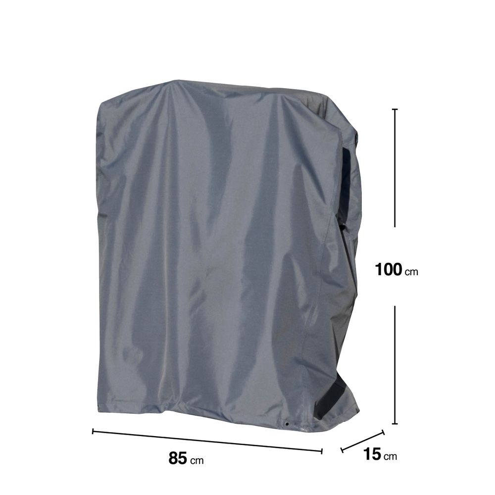 grau Premium Schutzhülle für Gartenstühle Abdeckung Stapelstühle Schutzhaube 